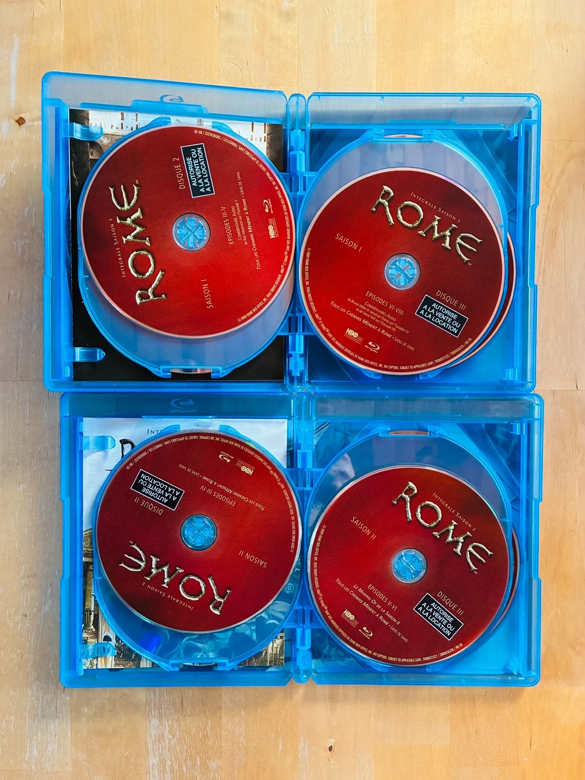 Caja completa de Blu-ray de la serie Rome. – photo 6